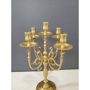 Vintage candelabra candle holders/ 5 arm candelabras/ candelabra perfect for